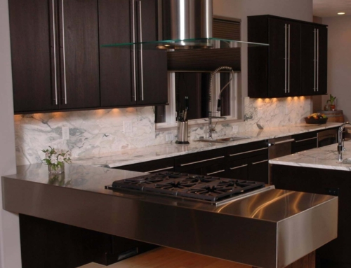 Custom Modern Stainless Steel Countertop