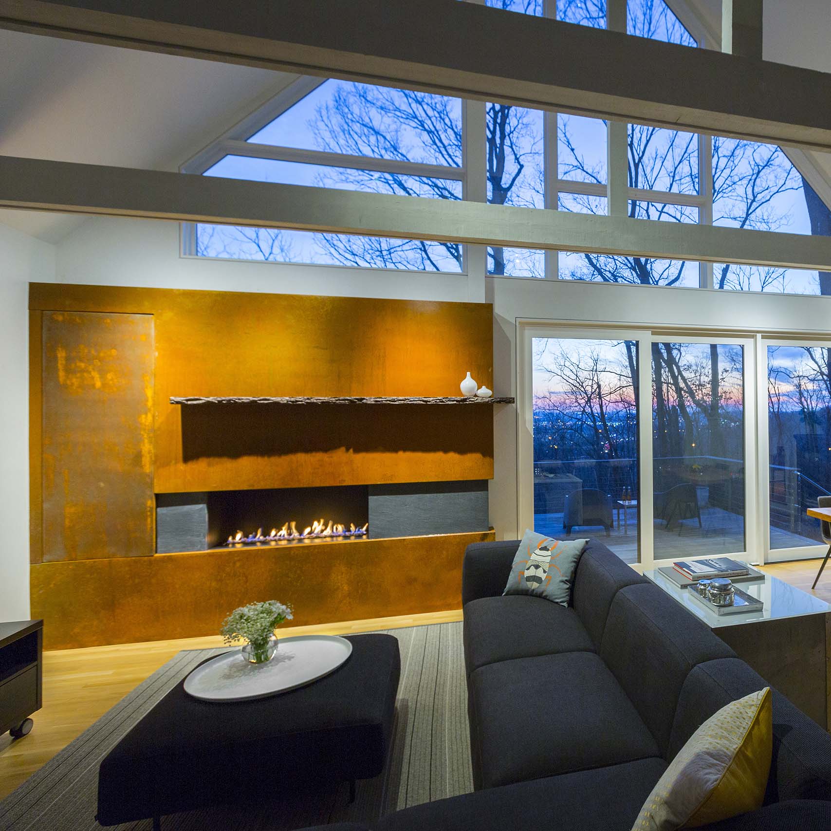 Custom Steel Fireplace Panels Custom Steel Fireplace Panels
