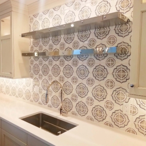 Custom Floating Mirror Polish Stainless Steel Shelving