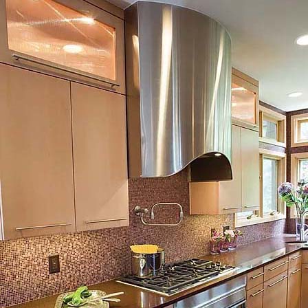 MetalCraft Custom Curvy Stainless Steel Range Hood