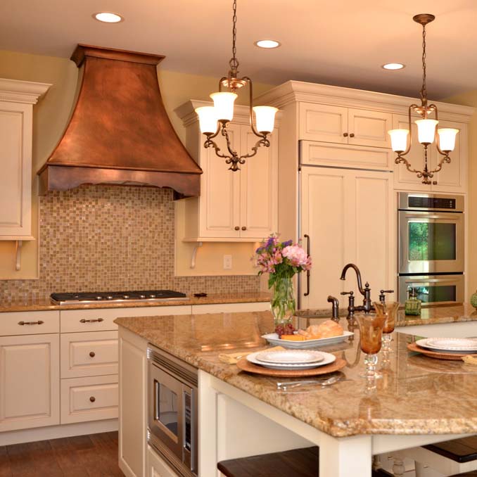 MetalCraft Custom Aged Copper Range Hood