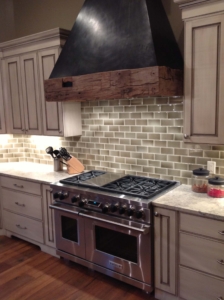 MetalCraft Custom Iron and Reclaimed Lumber Range Hood