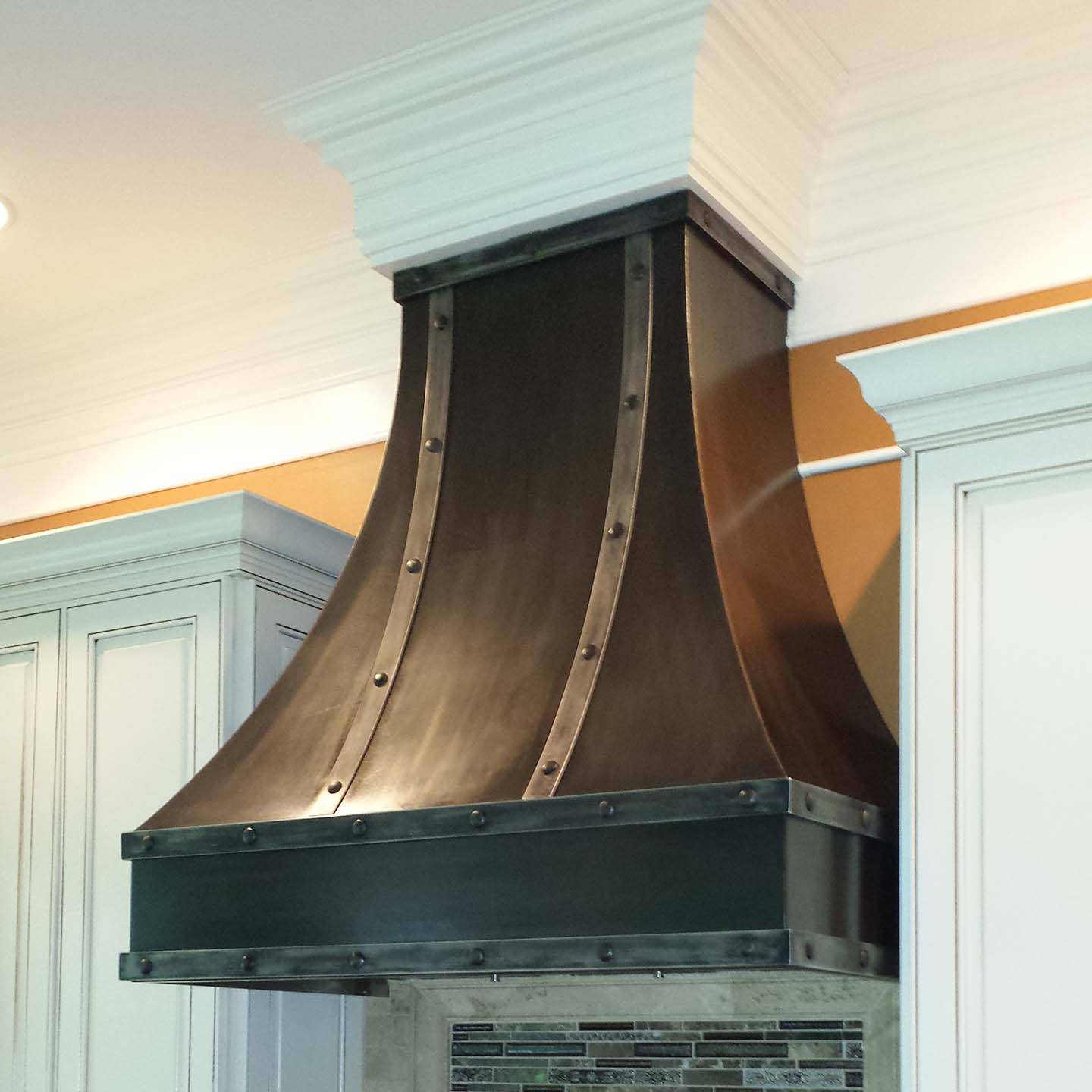 MetalCraft Custom Aged Iron Range Hood MetalCraft Custom Aged Iron Range Hood