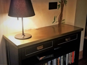 MetalCraft Custom Brushed Brass Countertop