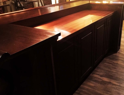 Custom Copper Back Bar Countertop