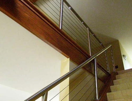 Custom Stainless Steel and Cable Handrail