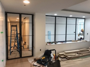 MetalCraft Custom Black Steel and Glass Doors