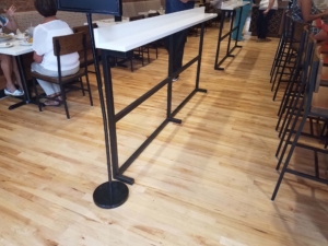 MetalCrarft Custom Restaurant Drink Stand