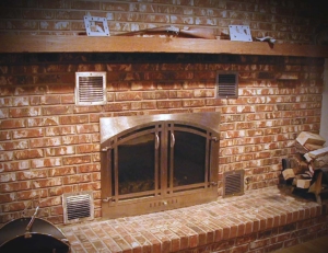 MetalCraft Custom Stainless Steel Fireplace Doors