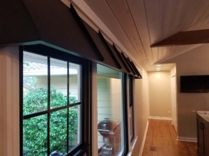 MetalCraft Custom Awning on the Inside