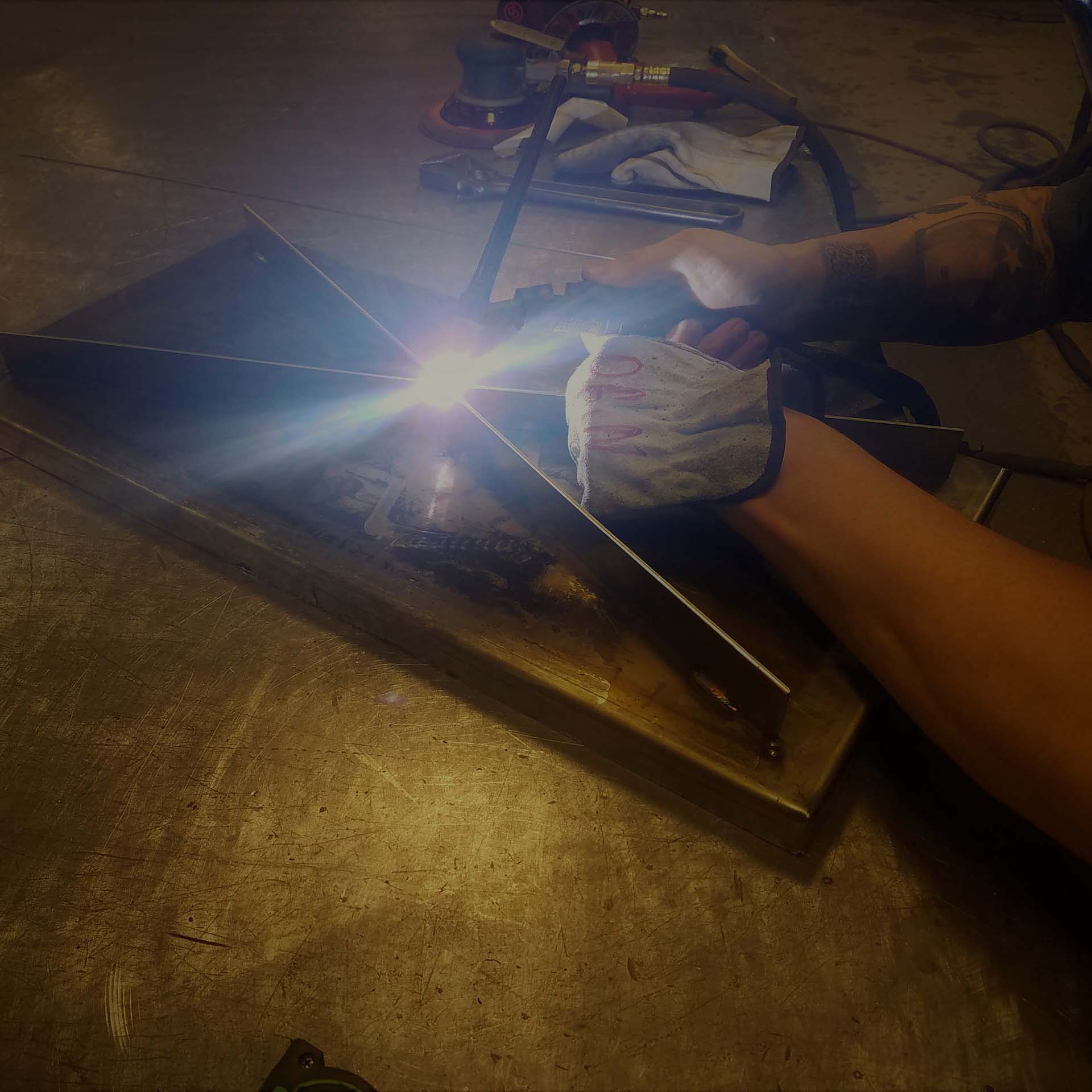 MetalCraft metal expert craftsman forming custom metal project to client specifications