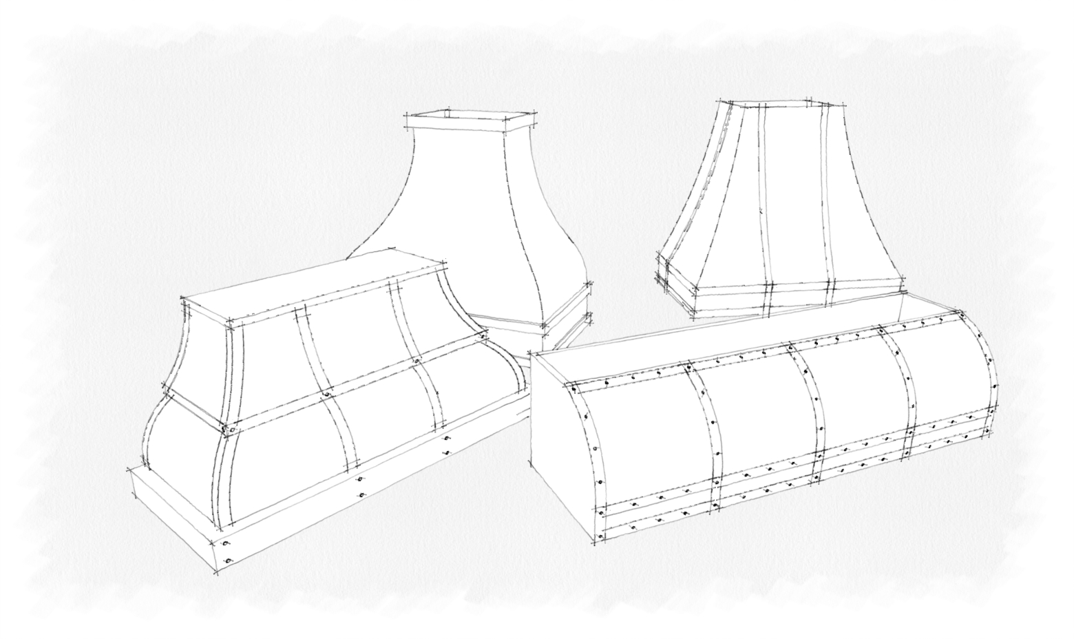 MetalCraft Range Hood Group Sketch