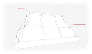 MetalCraft Range Hood Materials Sketch